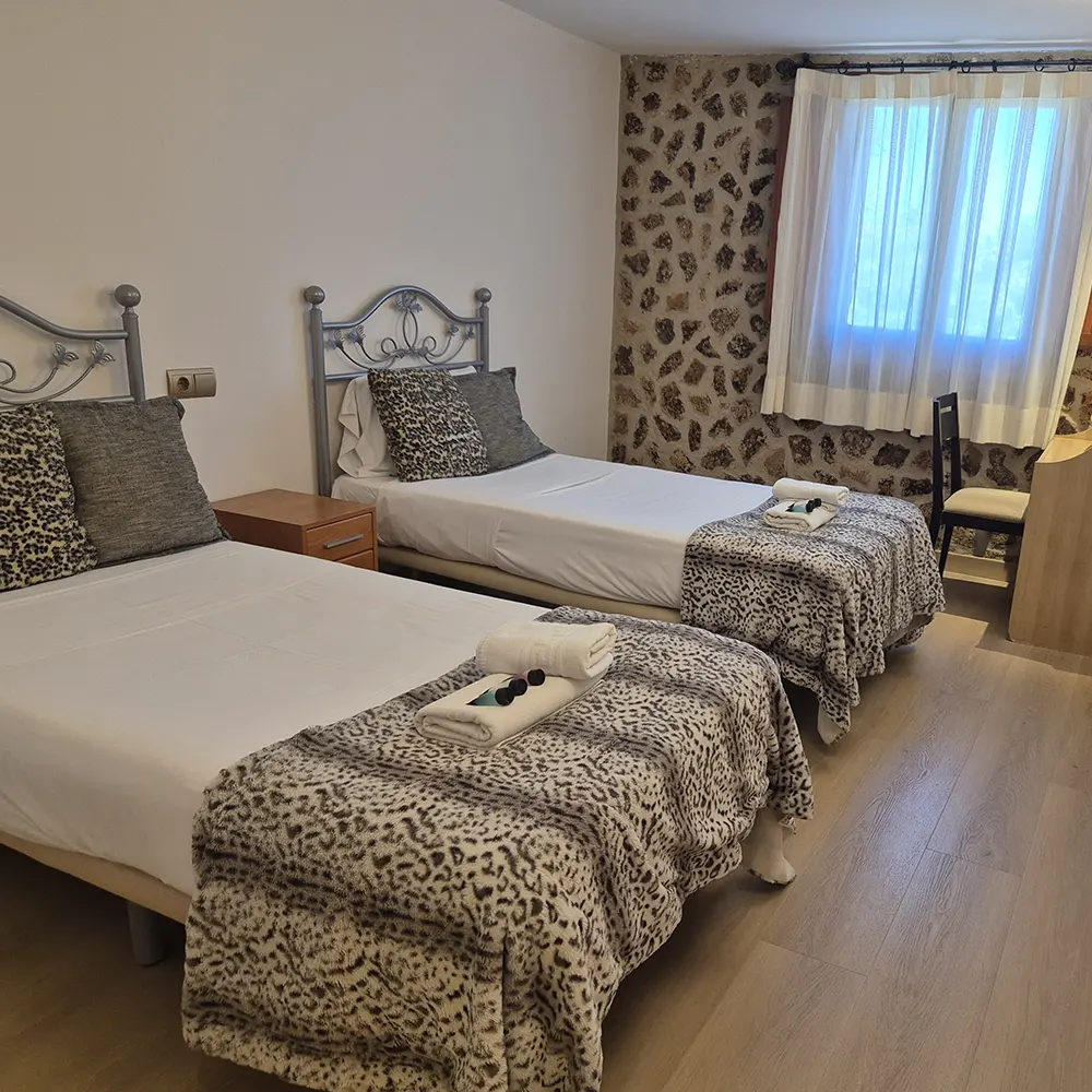 Hostal Bavieca en Medinaceli Habitación estándar dos camas