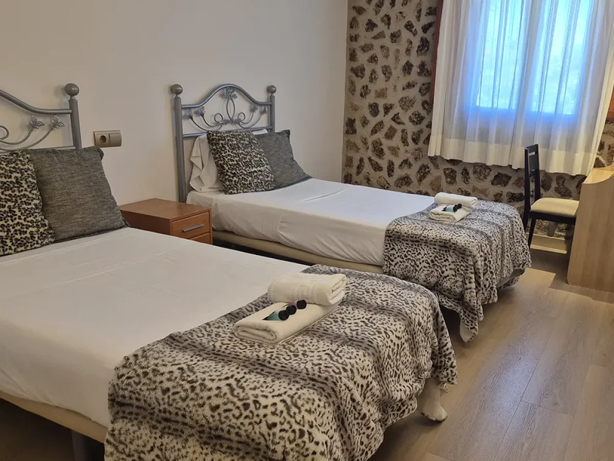 Hostal Bavieca en Medinaceli Habitación estándar dos camas